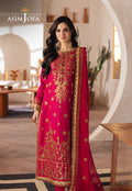 Asim Jofa | Heeriye | AJHE-07 EMBROIDERED JUMBO SILK 3 PCS