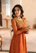 Asim Jofa | Heeriye | AJHE-09 EMBROIDERED NET 3 PCS