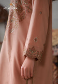 Asim Jofa | luxury Pret'26 | AJLPN-02 Embroidered Poly Silk Stitched 3pcs