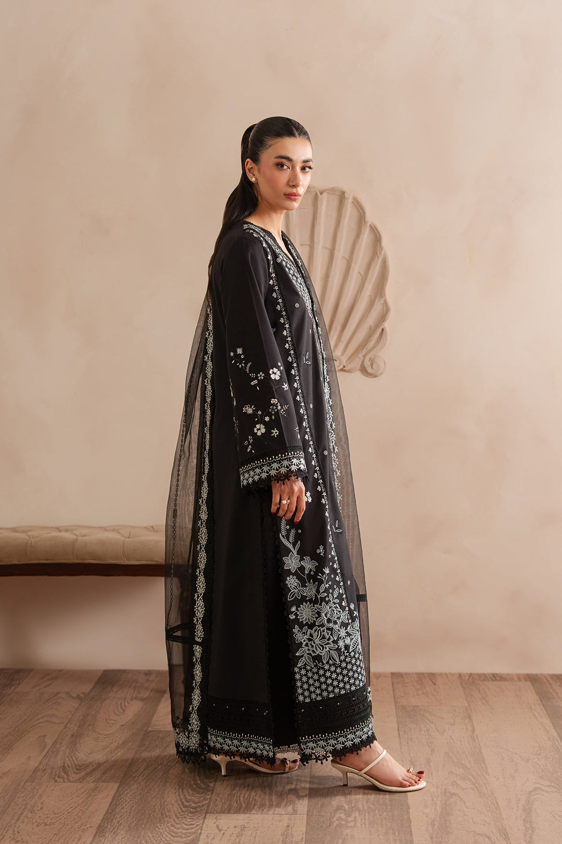 Afrozeh | Muted Muse '26 | Stone - Image 1