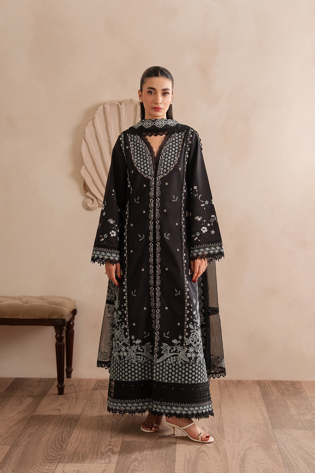 Afrozeh | Muted Muse '26 | Stone - Image 1
