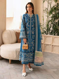 Afrozeh Cascade Embroidered Luxury Lawn 3Pc Suit - Amelia - House Of Anaya