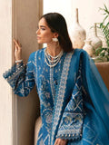 Afrozeh Cascade Embroidered Luxury Lawn 3Pc Suit - Amelia - House Of Anaya