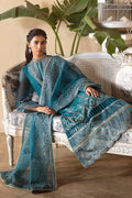 Afrozeh La Fuchsia Embroidered Chiffon 3Pc Suit ALF-03 Liana - House Of Anaya