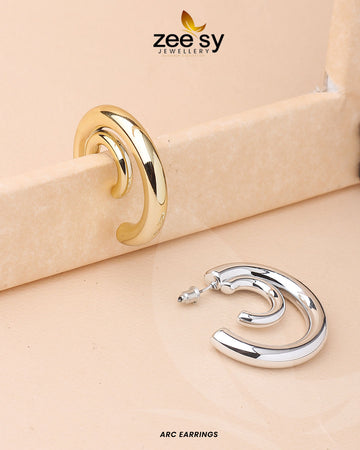 Arc Earrings - House Of Zarish