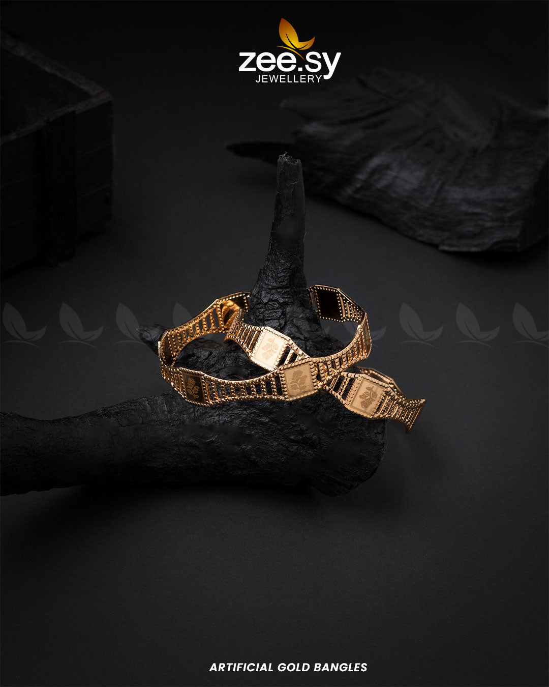 Artificial Gold Bangles - House Of Zarish