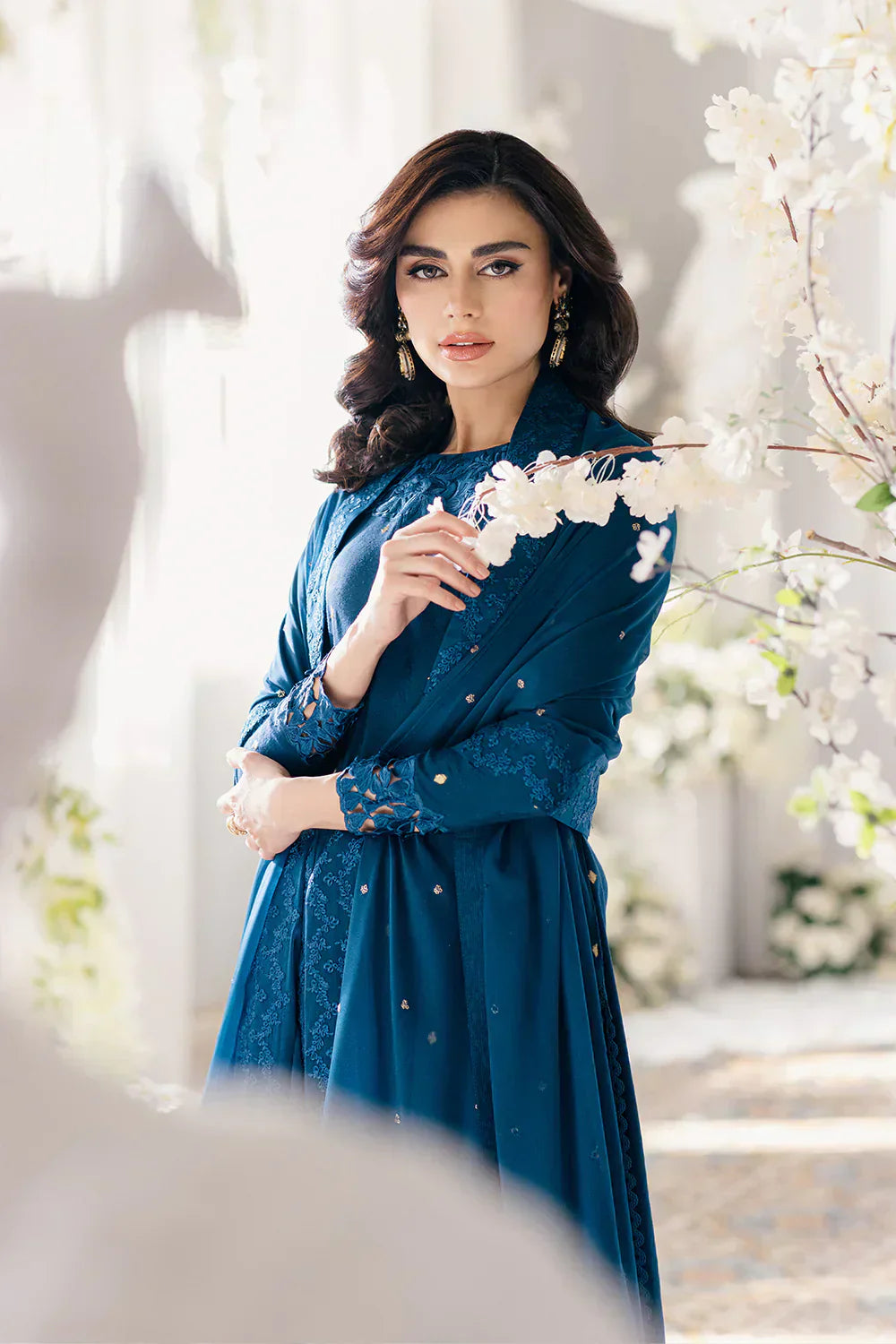 Azure | Ensembles Embroidered Formals | Aegean Breeze - House of Zarish