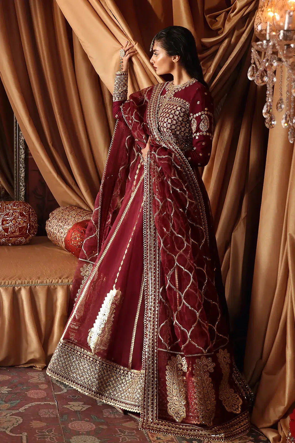 Afrozeh | Divani Silk Edit 23 | Muskan - House Of Anaya
