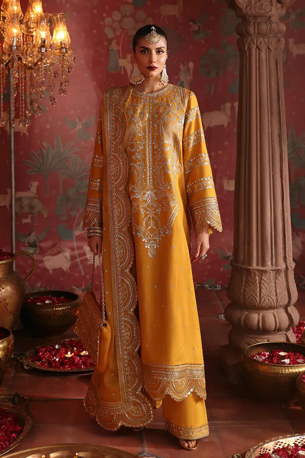 Afrozeh | Divani Silk Edit 23 | Shama - House Of Anaya