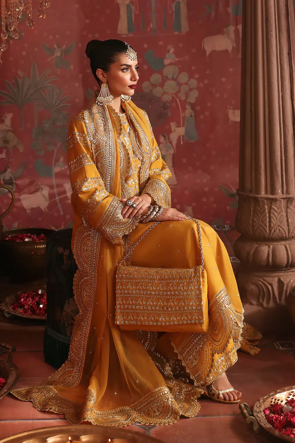 Afrozeh | Divani Silk Edit 23 | Shama - House Of Anaya