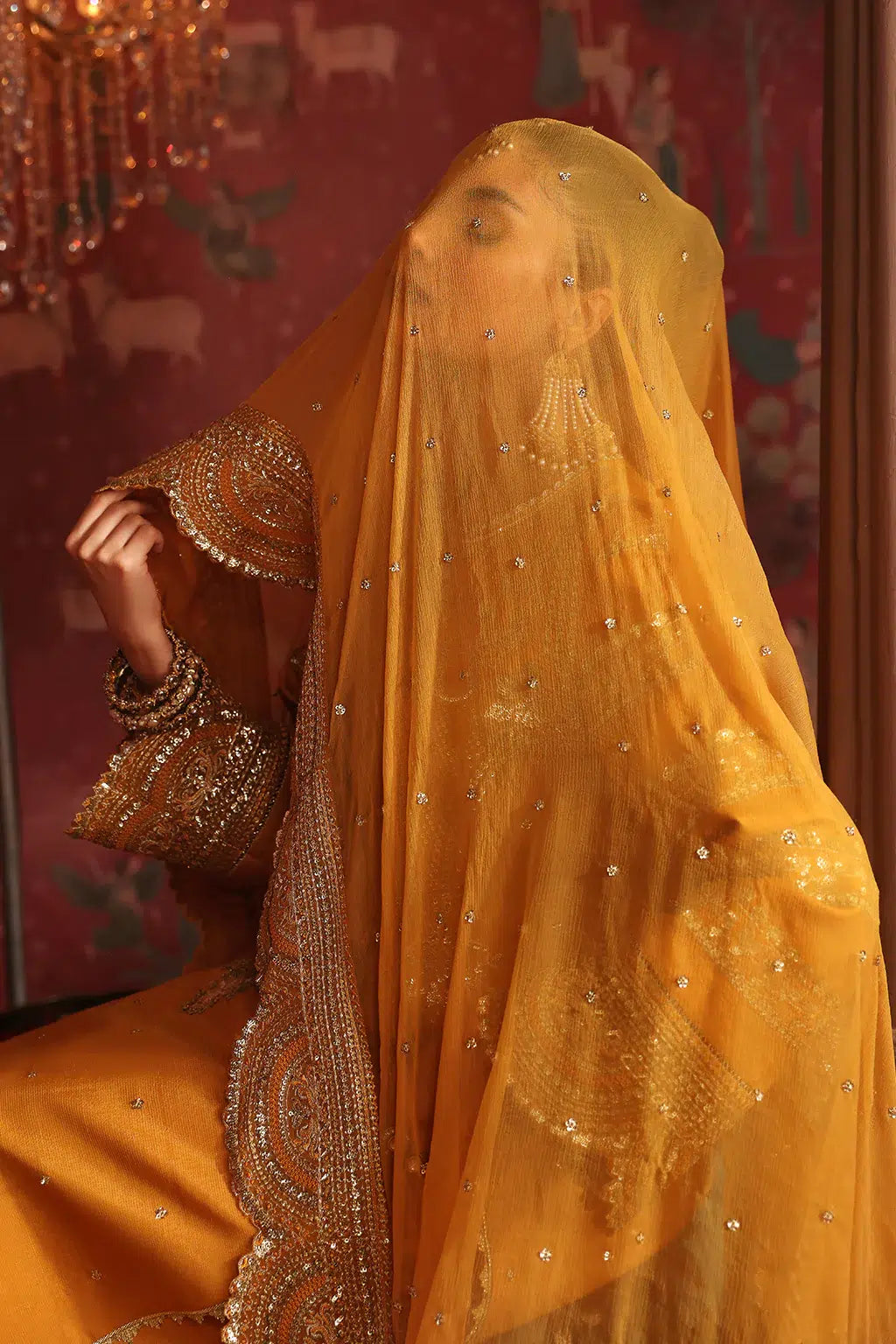 Afrozeh | Divani Silk Edit 23 | Shama - House Of Anaya