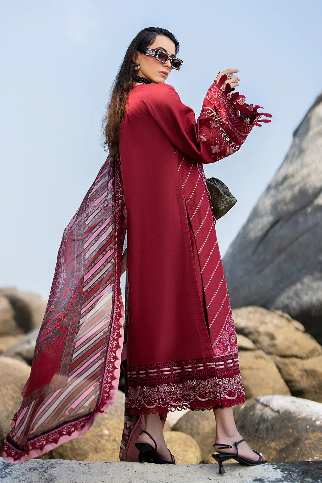AJR Couture | Alif Signature Luxury Lawn 24 | Eleganza - House Of Anaya