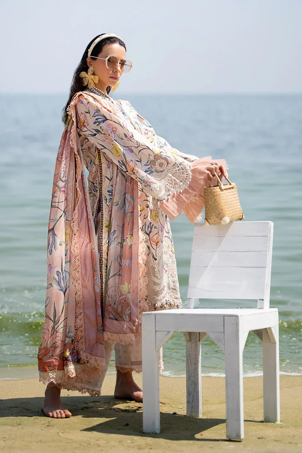 AJR Couture | Alif Signature Luxury Lawn 24 | Blooming - House Of Anaya