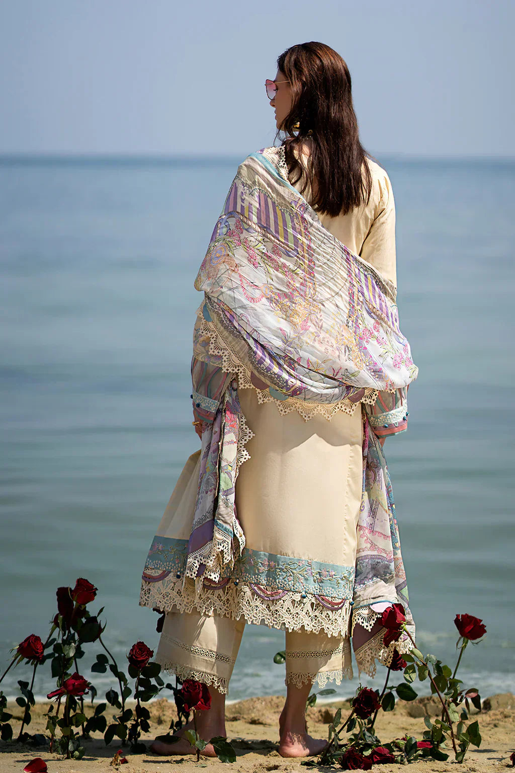 AJR Couture | Alif Signature Luxury Lawn 24 | Coraline - House Of Anaya