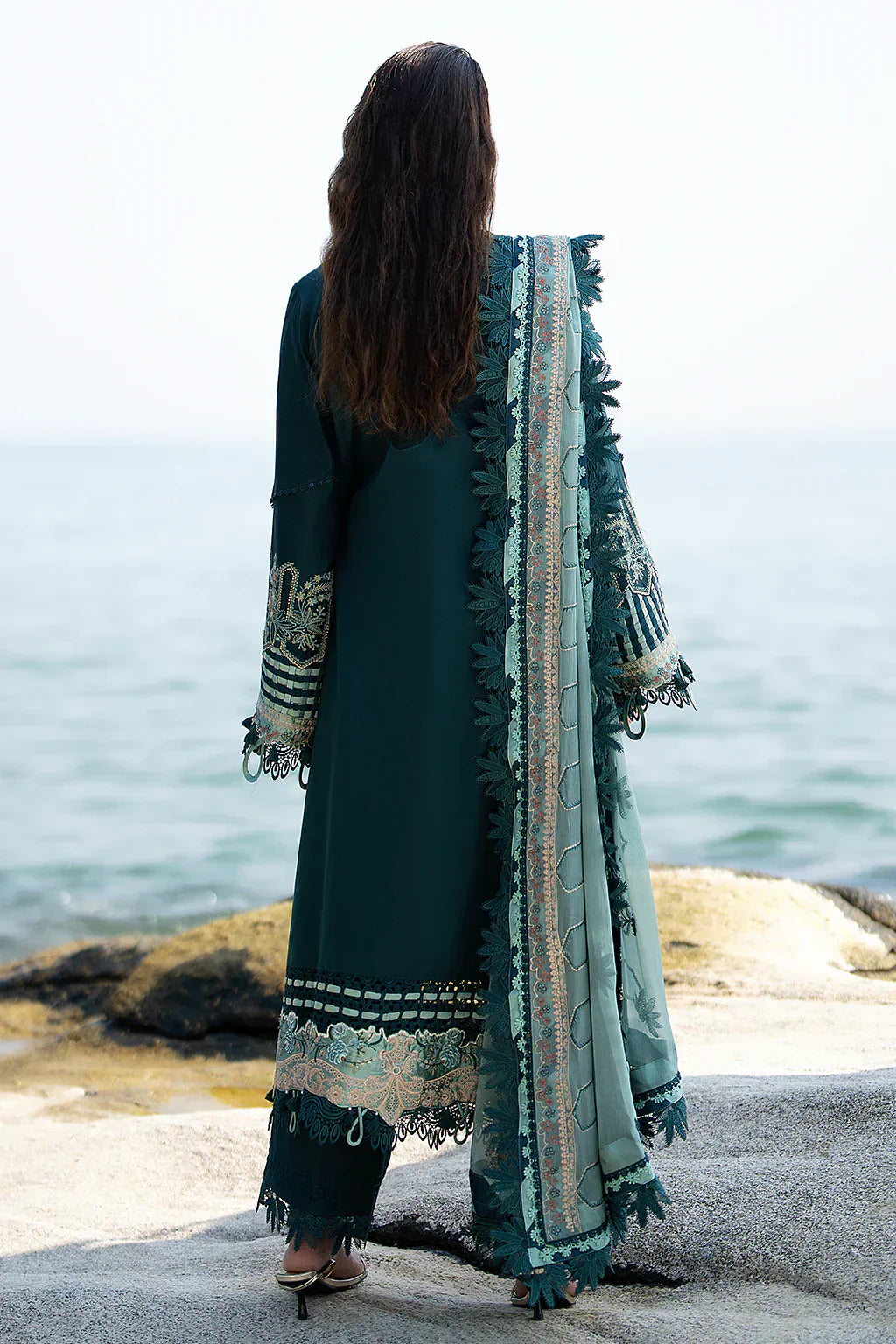 AJR Couture | Alif Signature Luxury Lawn 24 | Celia - House Of Anaya
