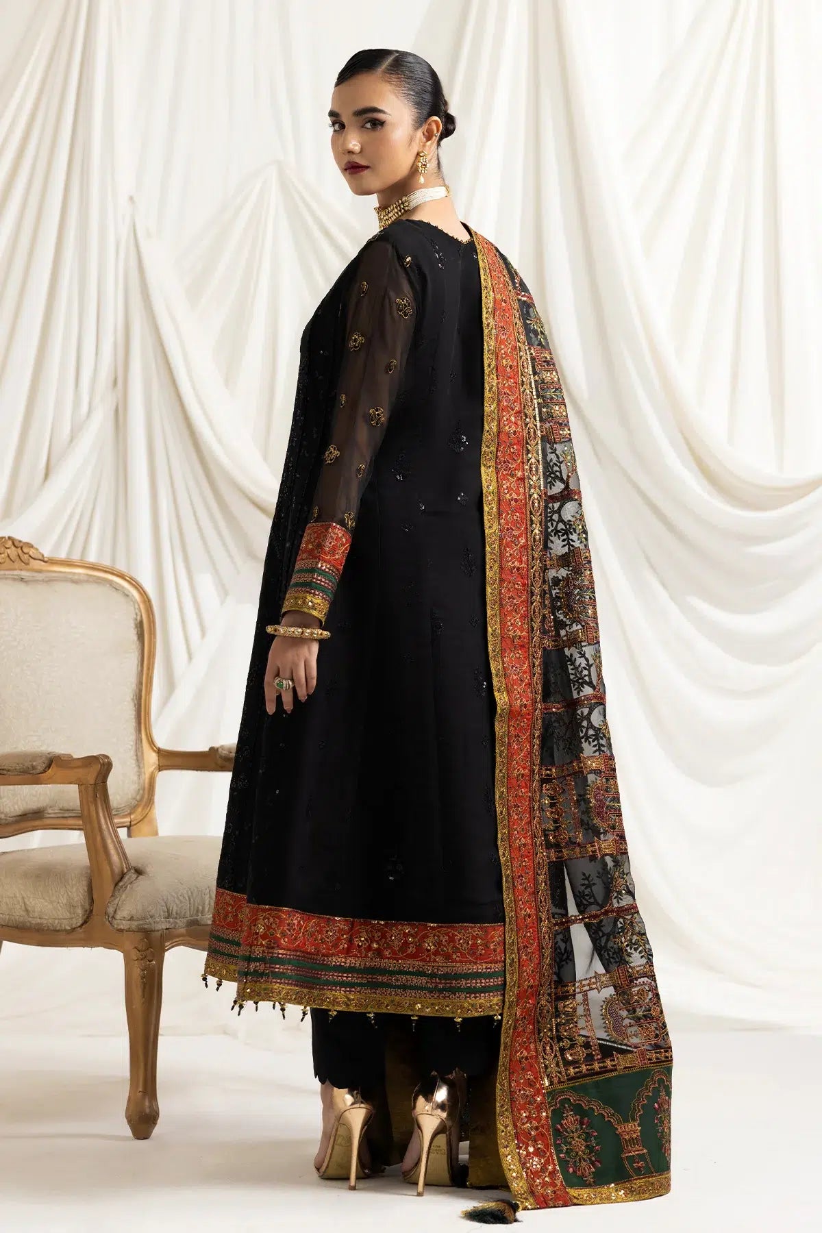 Alizeh | Formals Collection | Mehlika B (Black) - House Of Anaya