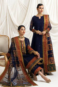 Alizeh | Formals Collection | Mehlika C (BLUE) - House Of Anaya