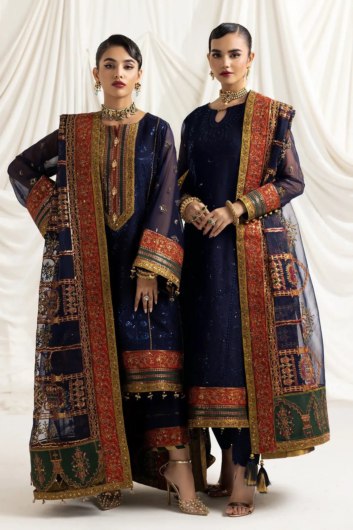 Alizeh | Formals Collection | Mehlika C (BLUE) - House Of Anaya