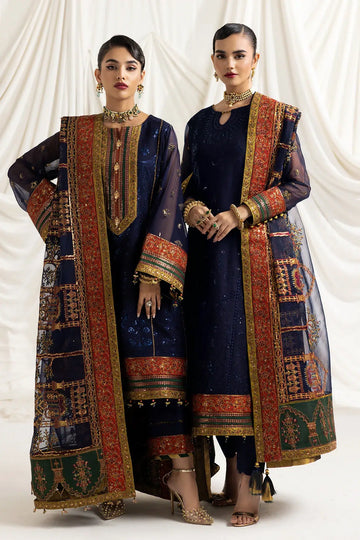Alizeh | Formals Collection | Mehlika C (BLUE) - House Of Anaya