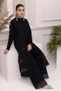 Alizeh | Formals Collection | Black Dress 3 piece - RTW1004 - House Of Anaya