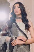 Alizeh | Formals Collection | Offwhite Black 4 piece - RTW1016 - House Of Anaya