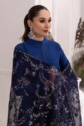 Alizeh | Formals Collection | Royal Blue Dress 3 piece - RTW1002 - House Of Anaya