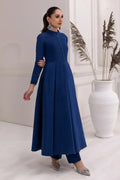 Alizeh | Formals Collection | Royal Blue Dress 3 piece - RTW1002 - House Of Anaya