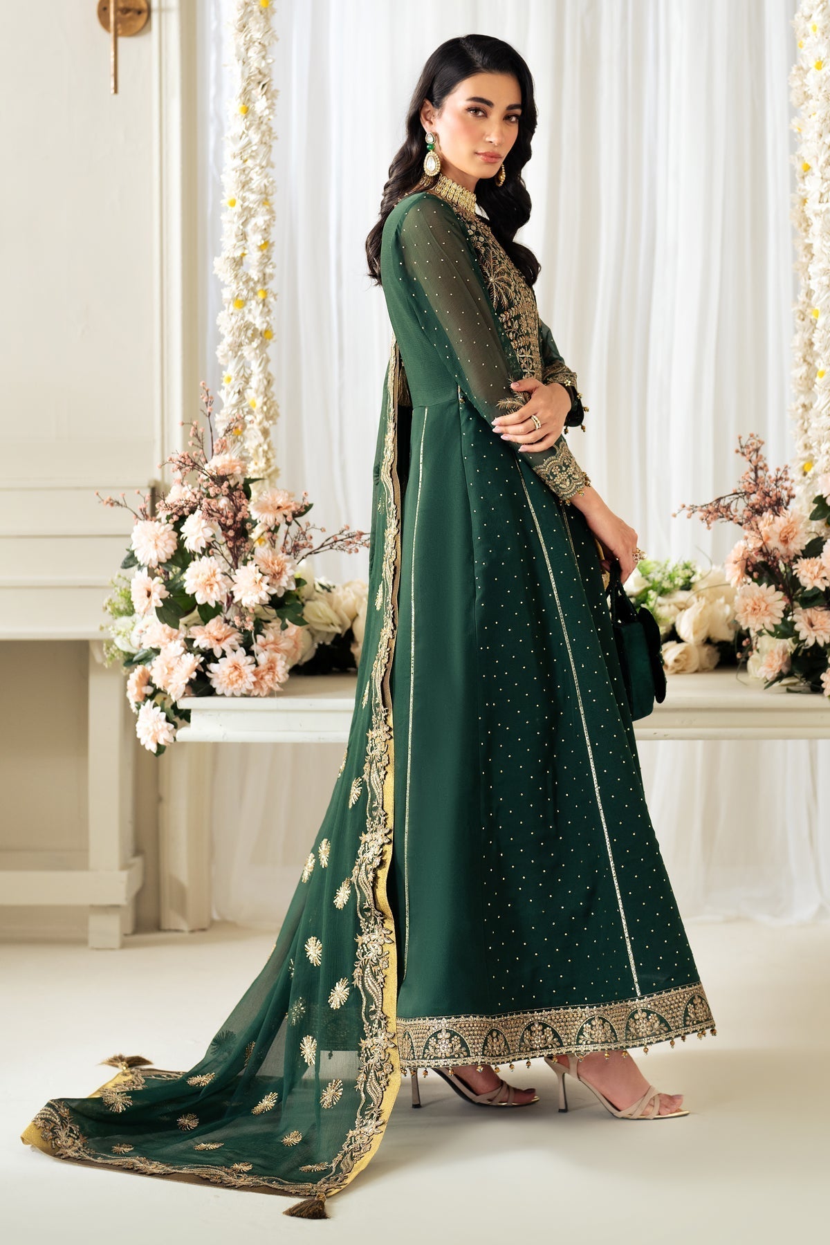 Alizeh | Selene Luxury Chiffon Collection 25 | AF-PS-8003-Citrus - House Of Anaya