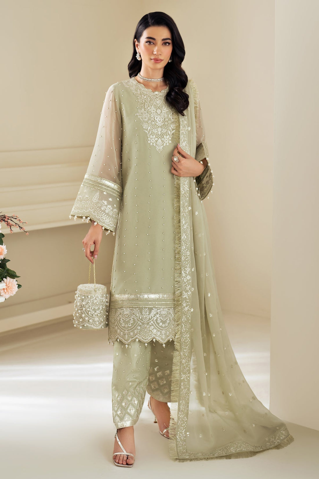Alizeh | Selene Luxury Chiffon Collection 25 | AF-PS-8008-Neo - House Of Anaya