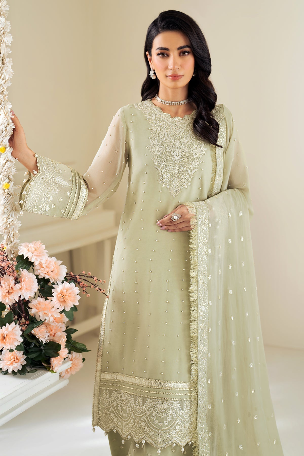 Alizeh | Selene Luxury Chiffon Collection 25 | AF-PS-8008-Neo - House Of Anaya