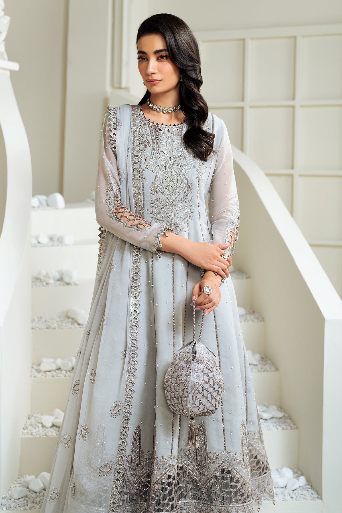 Alizeh | Selene Luxury Chiffon Collection 25 | AF-PS-8002-Luna - House Of Anaya