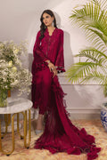 Annus Abrar | Sera Luxury | Ashni - Cranberry