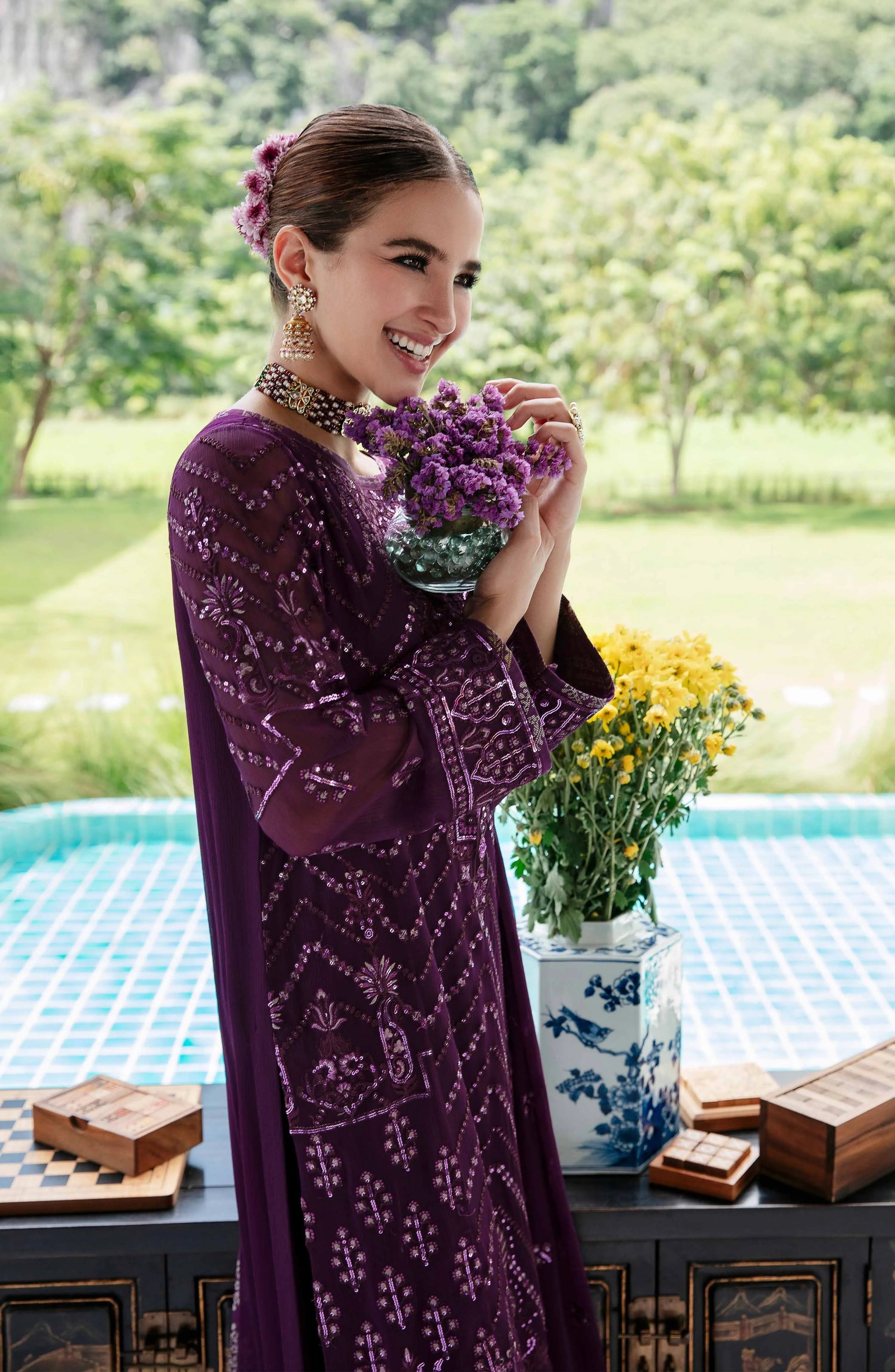 Maryum N Maria | Ariya Premium Chiffon | LAYLA - FW23-506