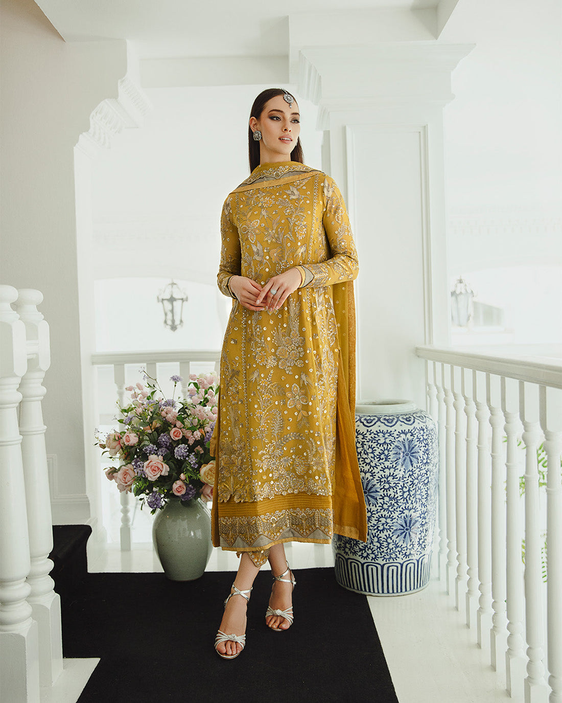Maryum n Maria | Freesia Ariya Formals | SW23-510 - Ocher - Laleh - House Of Anaya