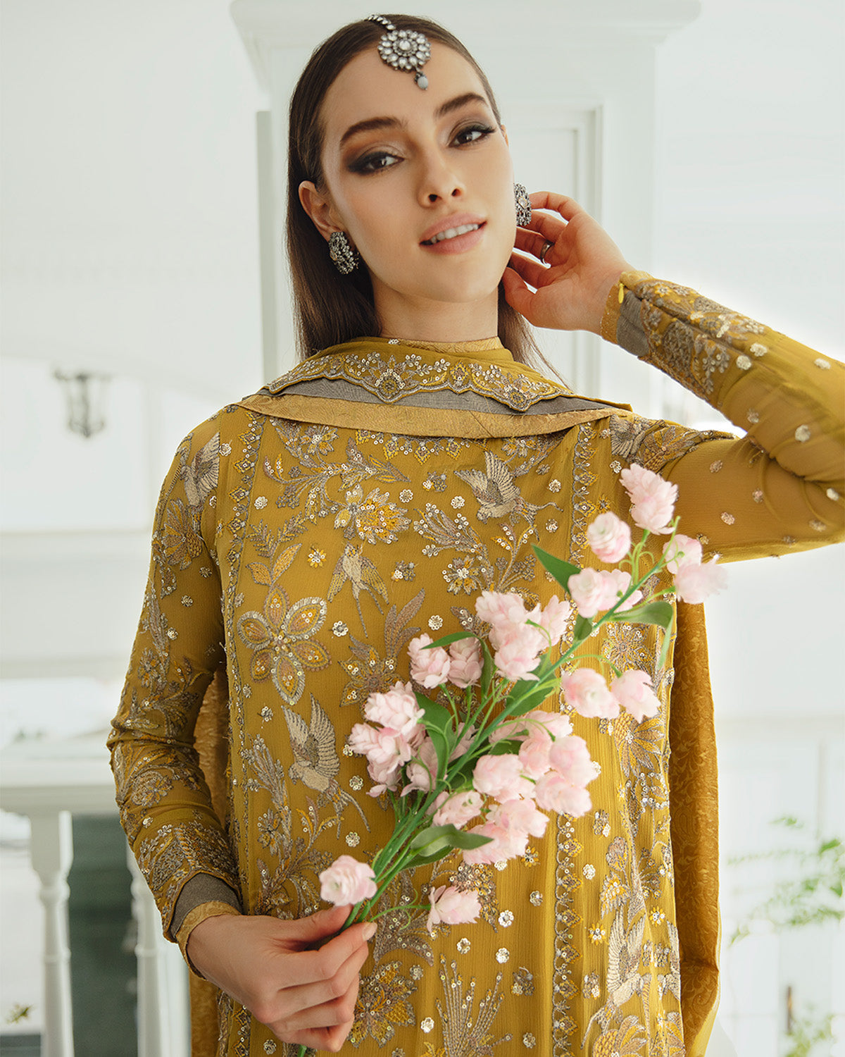 Maryum n Maria | Freesia Ariya Formals | SW23-510 - Ocher - Laleh - House Of Anaya
