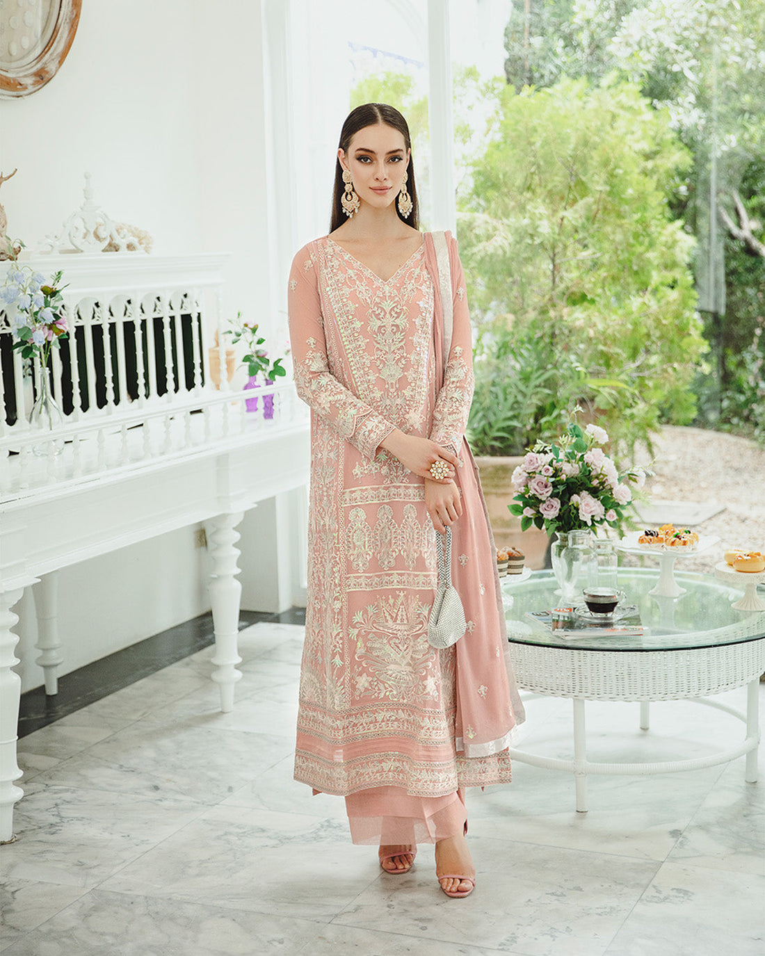 Maryum n Maria | Freesia Ariya Formals | SW23-503 - Pink Nude - Negar - House Of Anaya