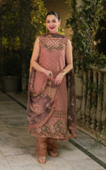 Asifa and Nabeel | Gulkari Summer 25 | Saffron Day (GKL-04) - House of Zarish