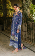 Asifa and Nabeel | Gulkari Summer 25 | Azure Whisper (GKL-05) - House of Zarish