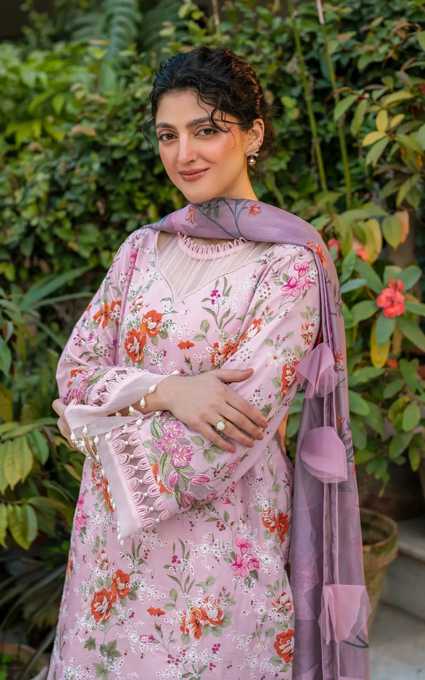 Asifa and Nabeel | Gulkari Summer 25 | Blossom Zephyr (GKL-09) - House of Zarish