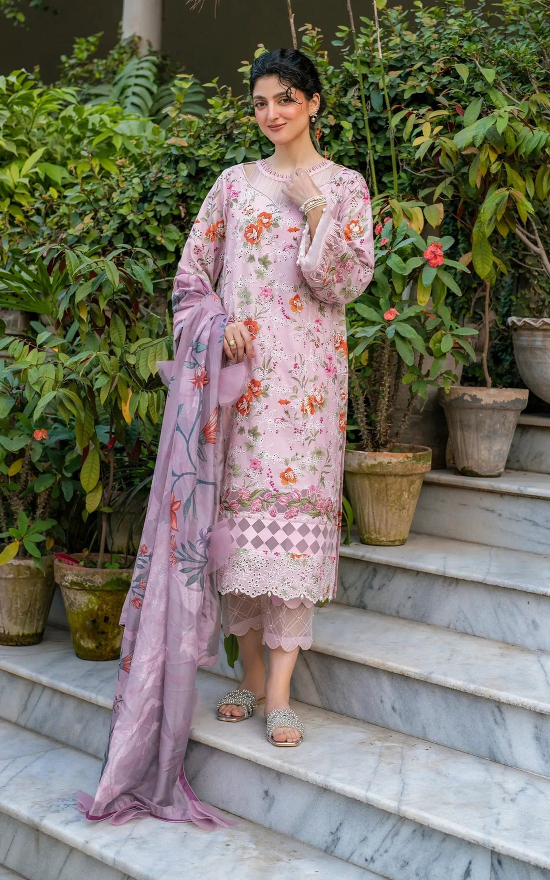 Asifa and Nabeel | Gulkari Summer 25 | Blossom Zephyr (GKL-09) - House of Zarish
