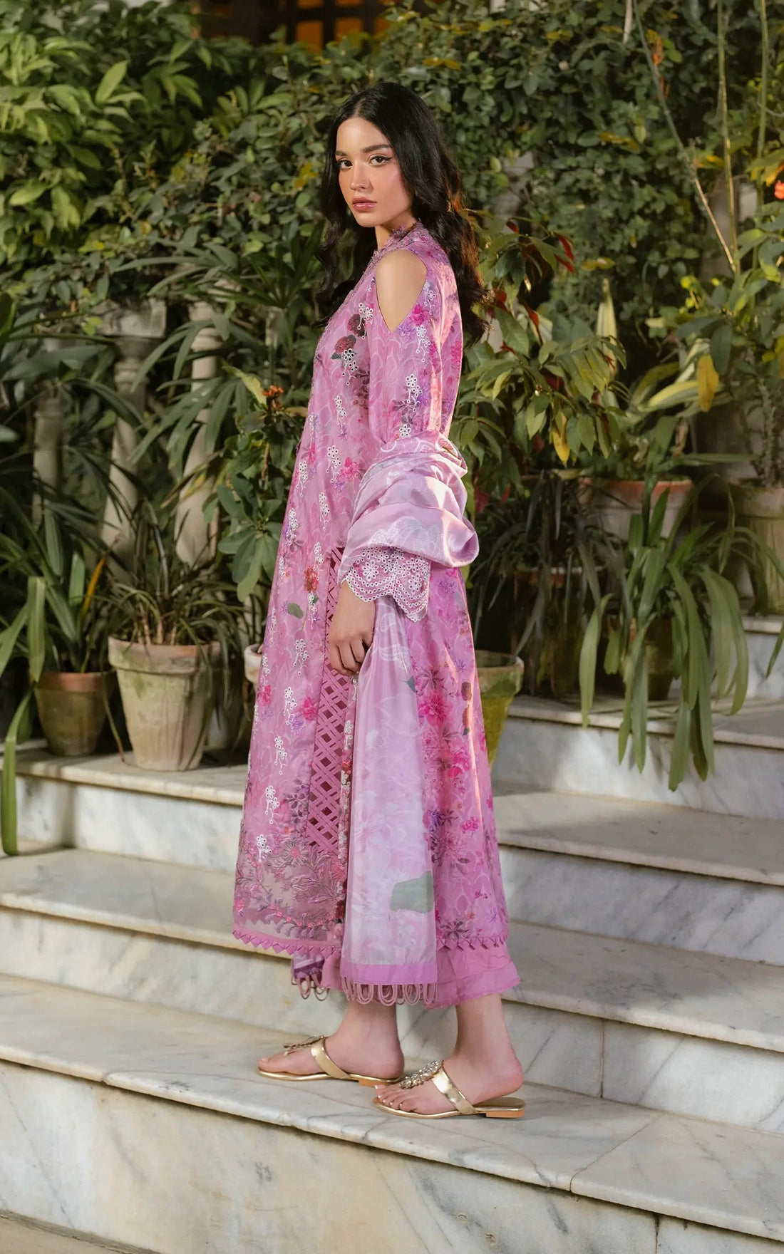 Asifa and Nabeel | Gulkari Summer 25 | Dawn Petals (GKL-10) - House of Zarish