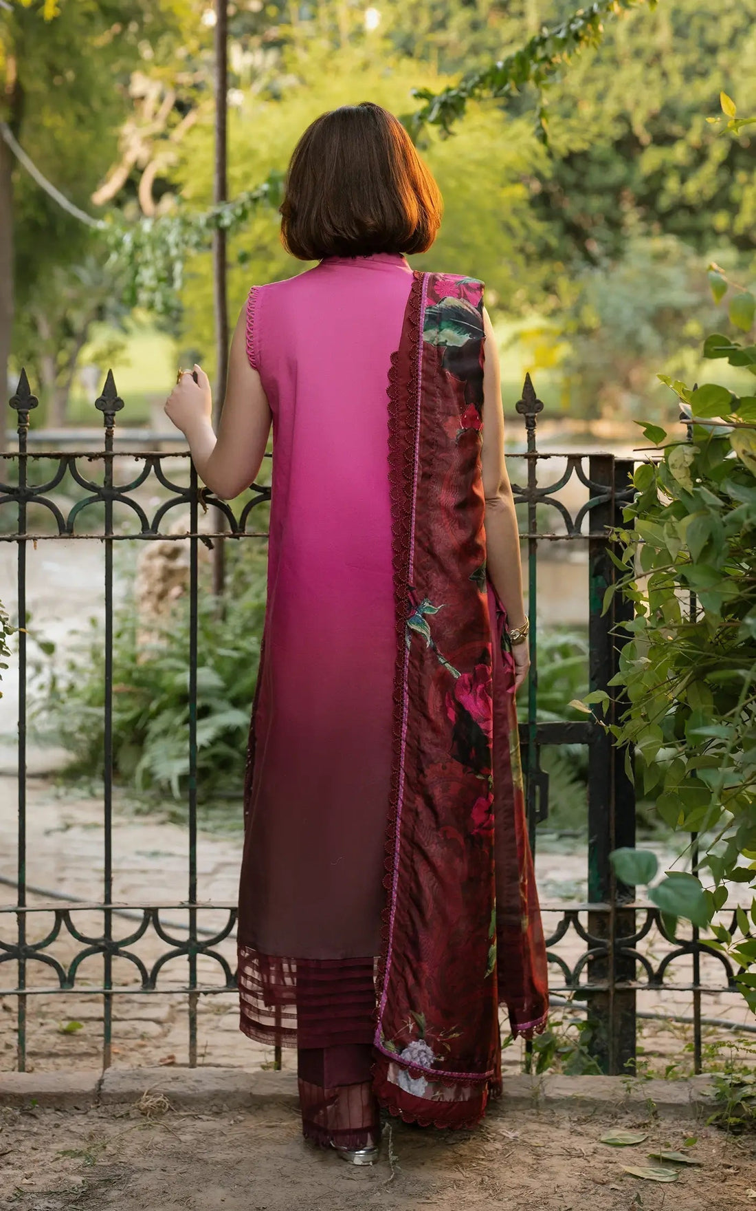 Asifa and Nabeel | Gulkari Summer 25 | Sunkissed Garden (GKL-13) - House of Zarish