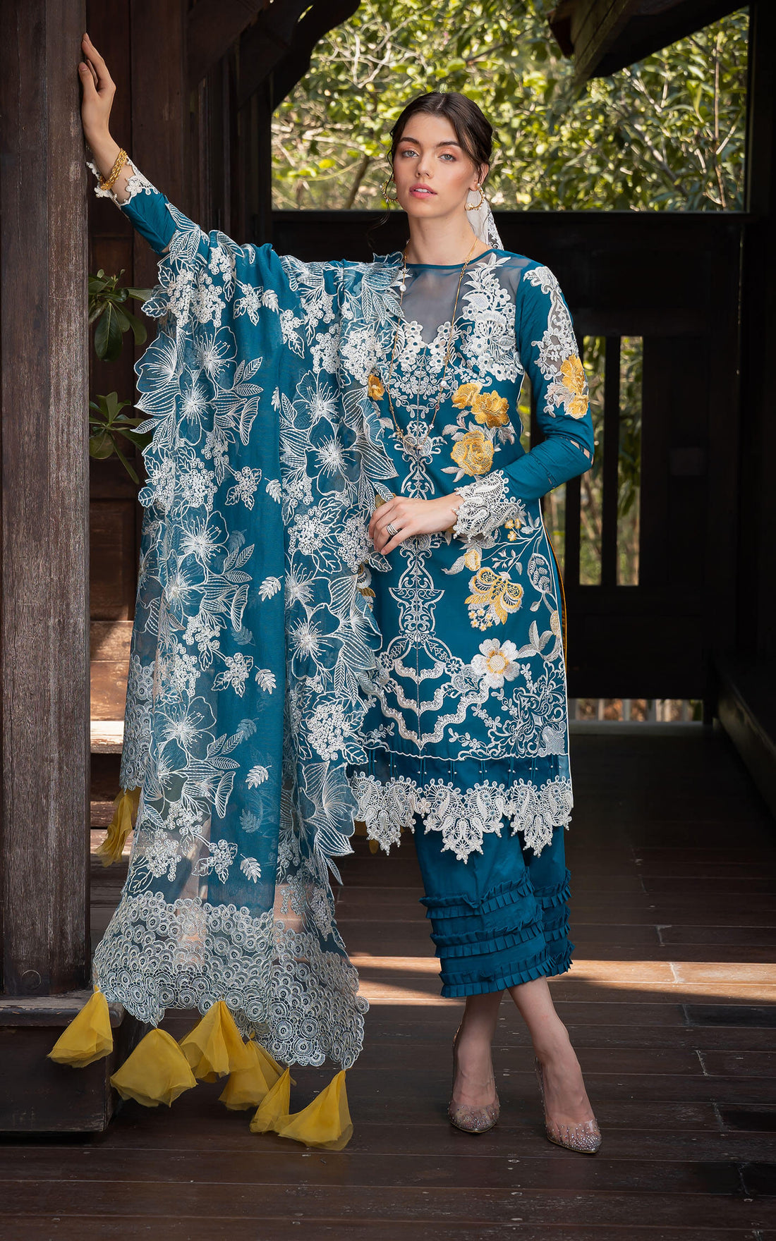 Asifa and Nabeel | Rosemary Ruffles 24 | Flora - House Of Anaya
