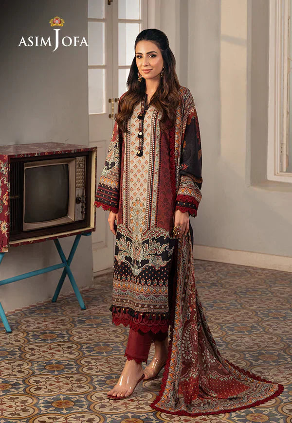 Asim Jofa | Aira Summer Prints | AJAR-26 - House Of Anaya