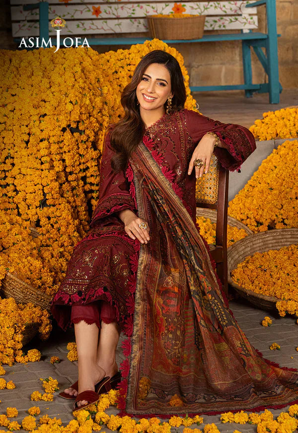 Asim Jofa | Aira Summer Prints | AJAR-29 - House Of Anaya