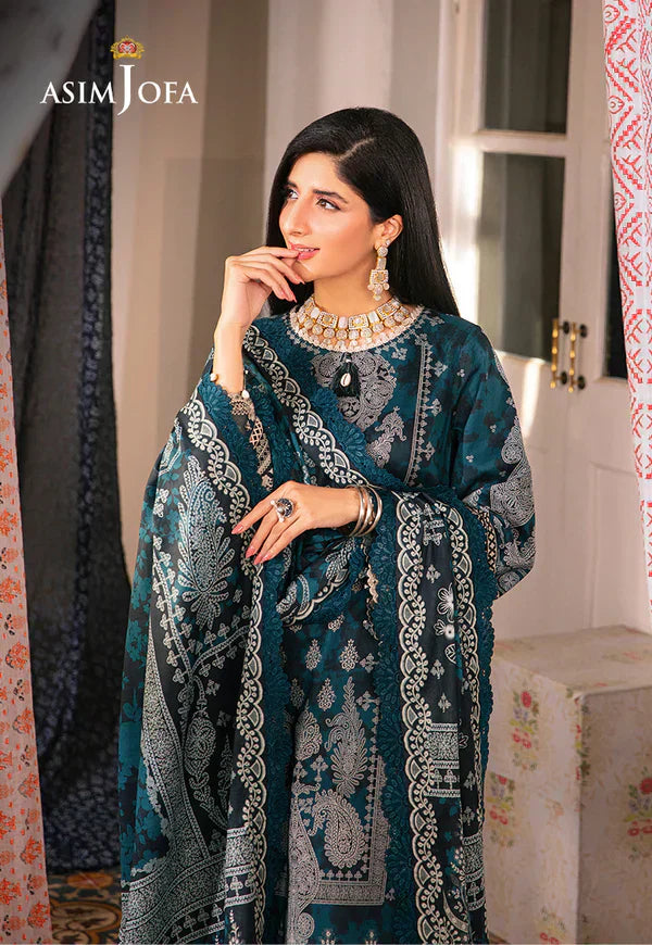 Asim Jofa | Aira Summer Prints | AJAR-25 - House Of Anaya