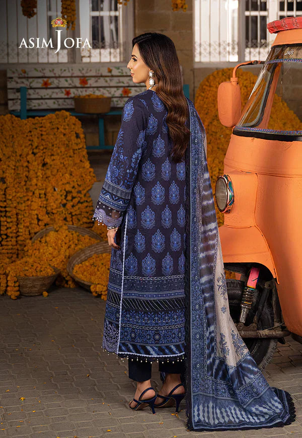 Asim Jofa | Aira Summer Prints | AJAR-09 - House Of Anaya