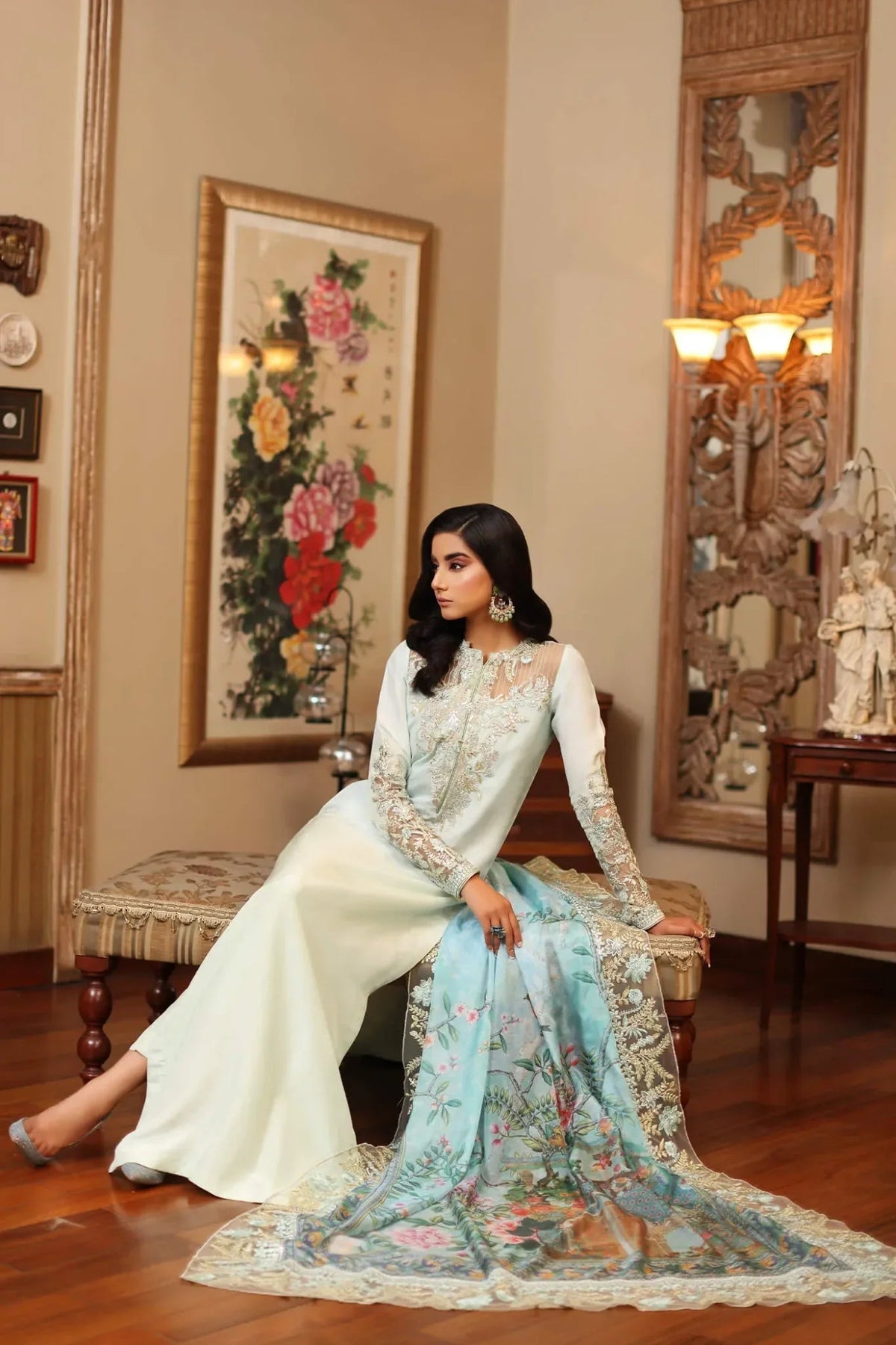 Musferah Saad | Enchante Formals | Azure