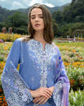 Mushq | Hemline the Secret Garden | Azure Bloom