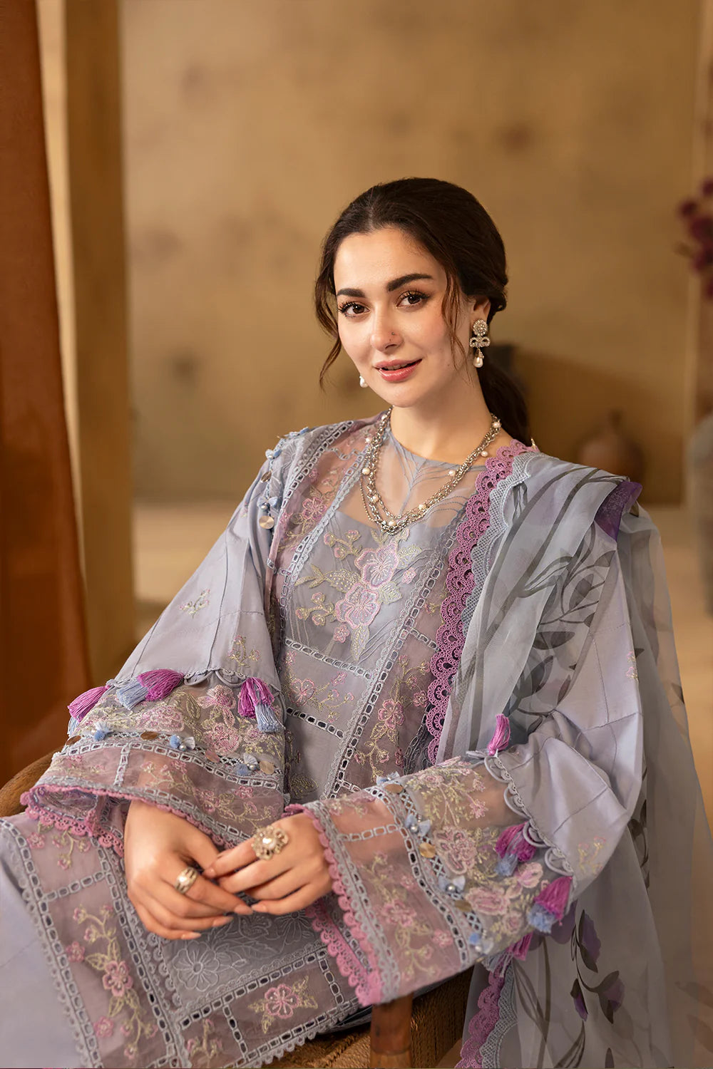 Saira Rizwan | Luxury Lawn 25 | EDRINA-SRL25-03